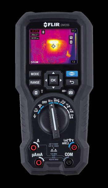 Teledyne FLIR Introduces DM286 Infrared Guided Measurement Multimeter and CM57-2 and CM85-2 Clamp Meters 